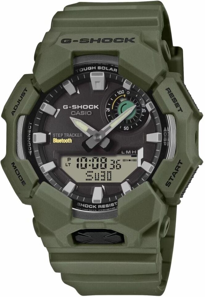 Casio GA-B010-3ADR Quartz Yeşil Silikon Kordon 20 ATM 49 mm Erkek Kol Saati