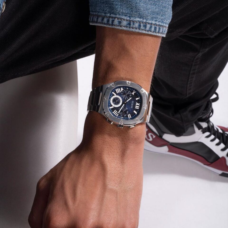 Guess GUGW0572G Çelik Metalik Gri 42 mm Erkek Kol Saati