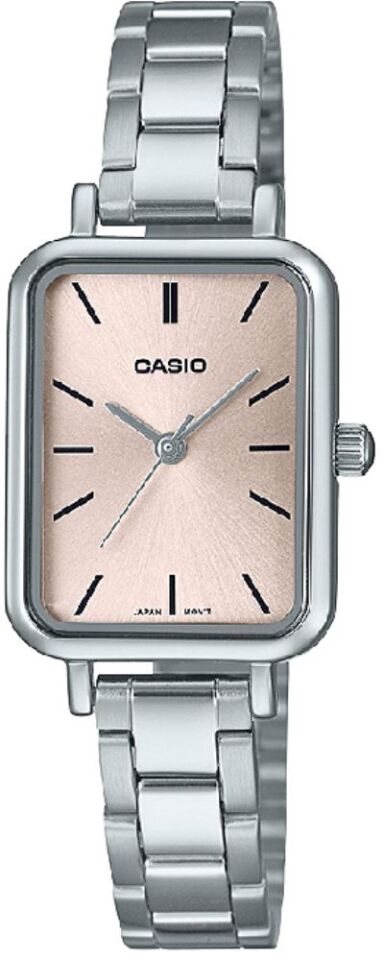 Casio LTP-V009D-4EUDF Quartz Çelik Gri Pembe Kadran 21 mm Kadın Kol Saati