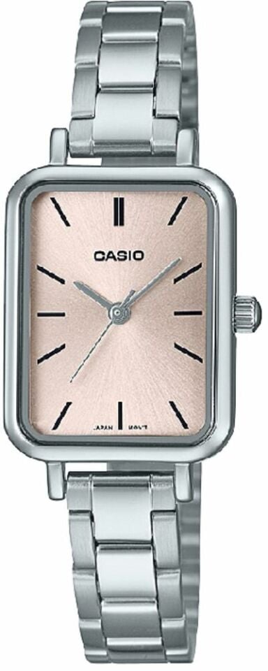 Casio LTP-V009D-4EUDF Quartz Çelik Gri Pembe Kadran 21 mm Kadın Kol Saati