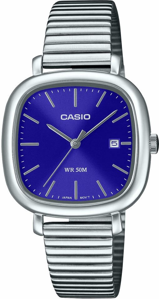 Casio LTP-B166D-2AVDF Quartz Çelik Gri Lacivert Kadran 30 mm Kadın Kol Saati