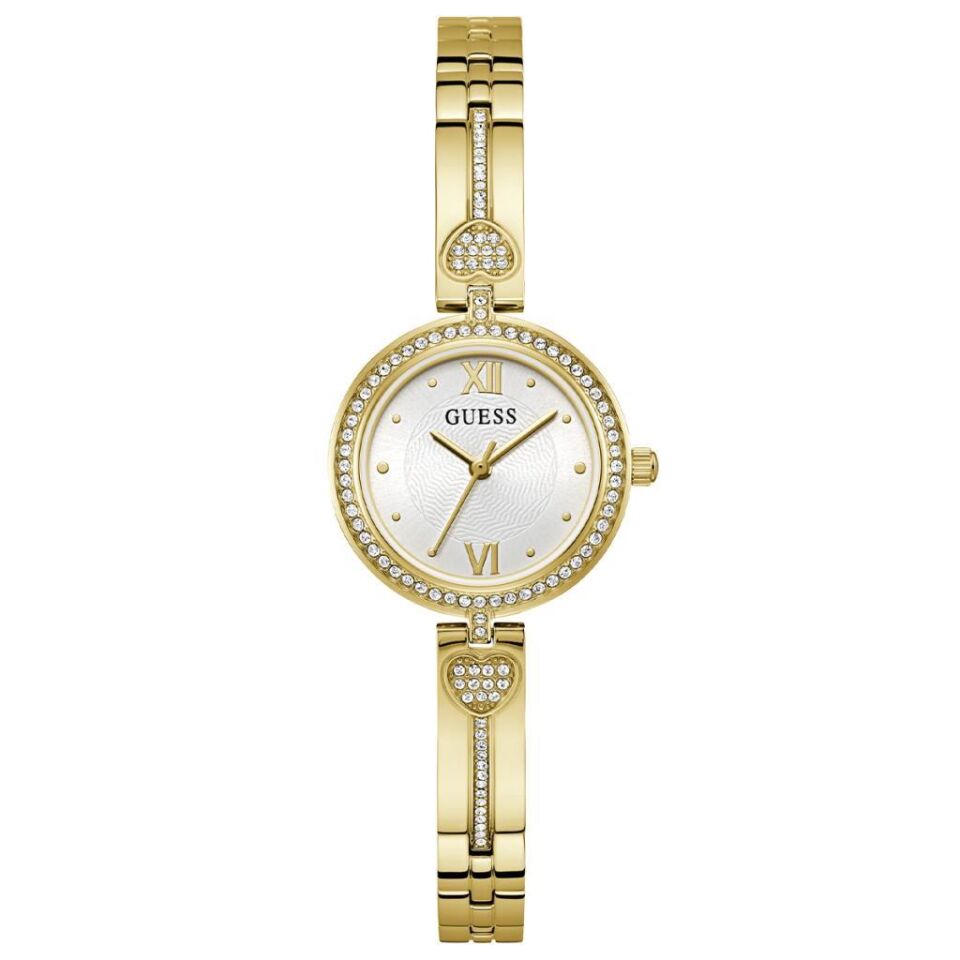 Guess GUGW0655L2 Quartz Çelik Altın Rengi Beyaz Kadran 27 mm Kadın Kol Saati