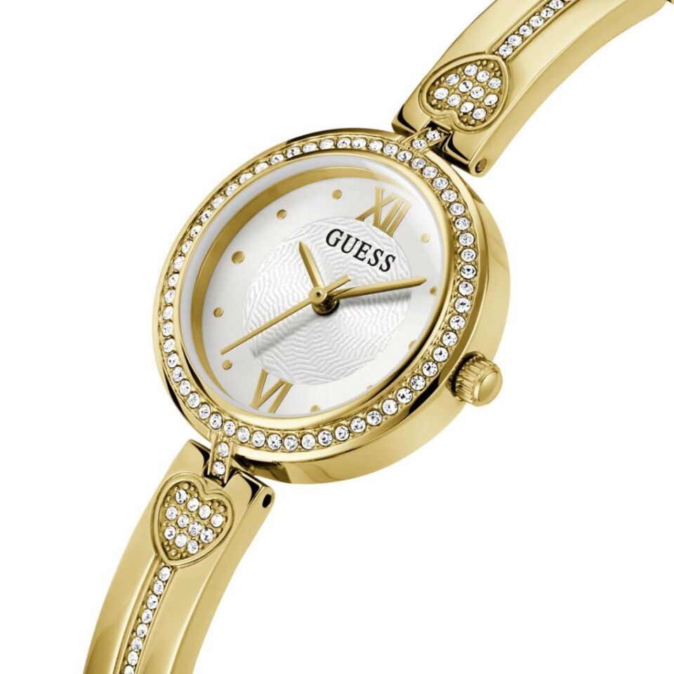 Guess GUGW0655L2 Quartz Çelik Altın Rengi Beyaz Kadran 27 mm Kadın Kol Saati