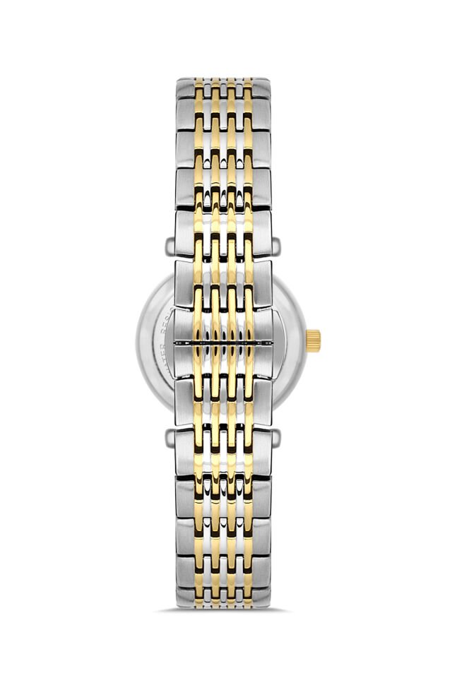 Ferro Sarı ve Gümüş Çelik Kordon Kadın Kol Saati FL43020A-D6 3ATM Su Geçirmez 2 Yıl Garantili