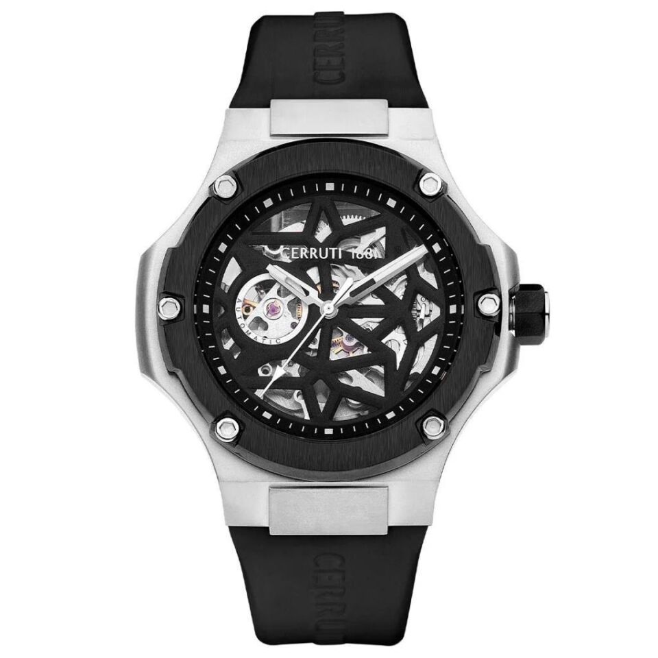 Cerruti 1881 CIWGR0007101 Otomatik Silikon Siyah 49 mm Erkek Kol Saati
