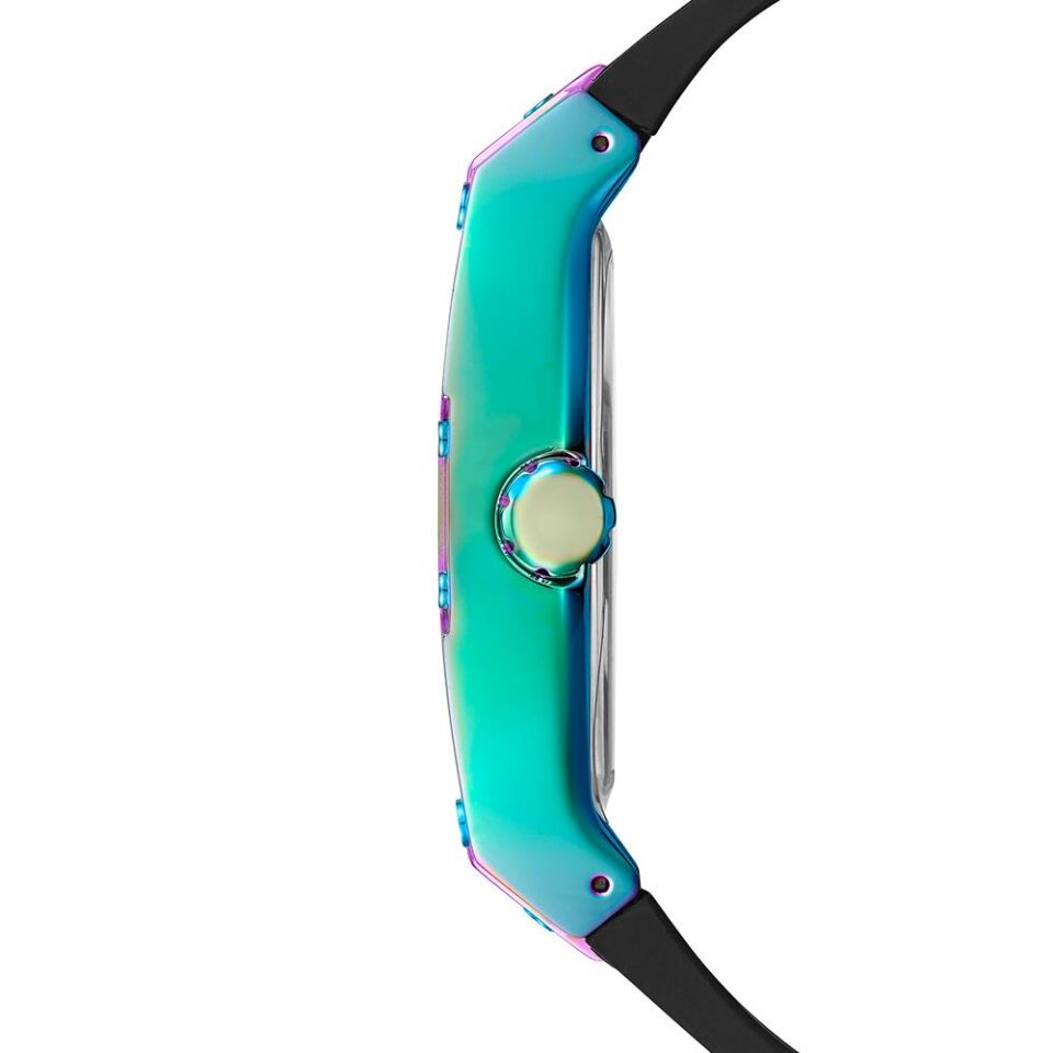 Guess GUGW0202G5 43 mm Siyah Silikon Kordon Erkek Kol Saati