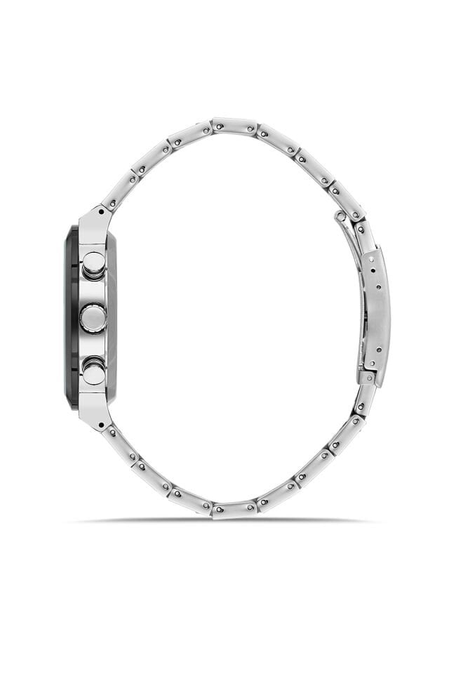 Ferro Gümüş Çelik Kordon Erkek Kol Saati FM11568AWT-J6 Fonksiyonları Aktif 3 ATM Su Geçirmez