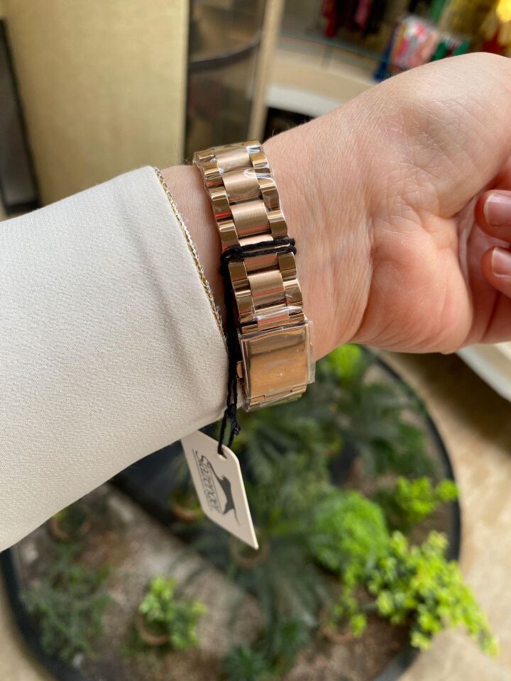 Slazenger SL.09.2142.3.04 Çelik Rose Gold Füme Kadran 34 mm Kadın Kol Saati