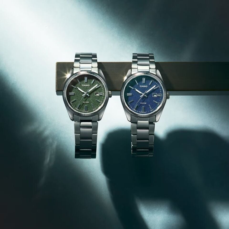 Casio MTP-1302DA-3AVDF Quartz Çelik Gri Yeşil Kadran 39 mm Erkek Kol Saati