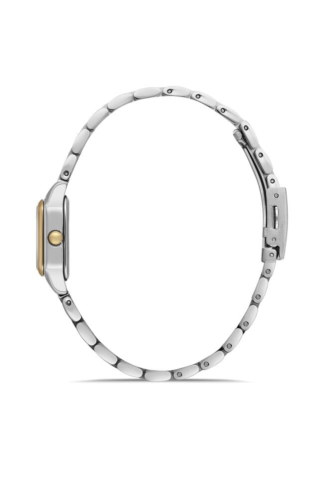 Ferro FL40148A-D8 Quartz Çelik Gri Kırmızı Kadran 21 mm Kadın Kol Saati