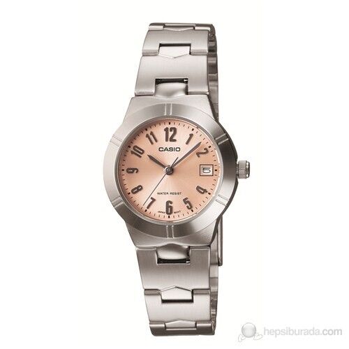 Casio LTP-1241D-4A3DF Quartz Çelik Gri Pembe Kadran 25 mm Kadın Kol Saati