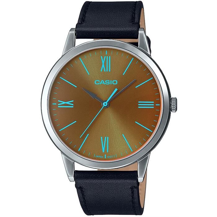 Casio MTP-E600L-1BDF Quartz Deri Siyah 41 mm Erkek Kol Saati