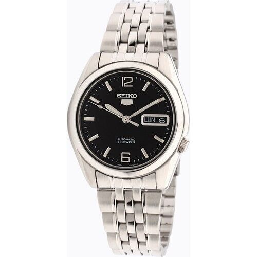 Seiko 5 SNK393K1 Otomatik Çelik Gri Siyah Kadran 39 mm Erkek Kol Saati