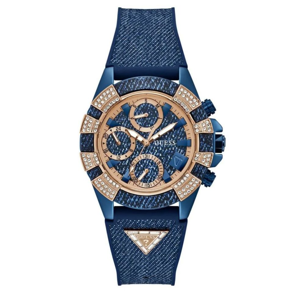 Guess GUGW0813L1 Quartz Denim-Silikon Mavi 39 mm Kadın Kol Saati