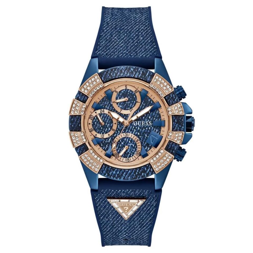 Guess GUGW0813L1 Quartz Denim-Silikon Mavi 39 mm Kadın Kol Saati