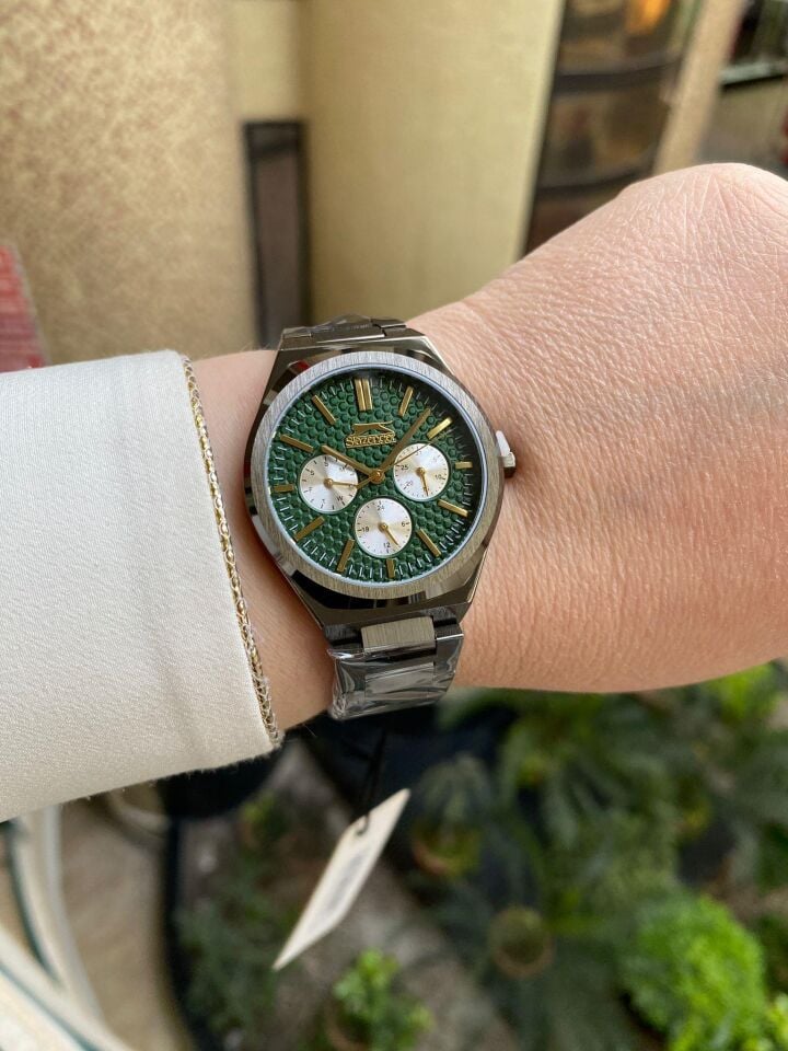 Slazenger SL.09.2138.4.05 Çelik Füme 35 mm Kadın Kol Saati