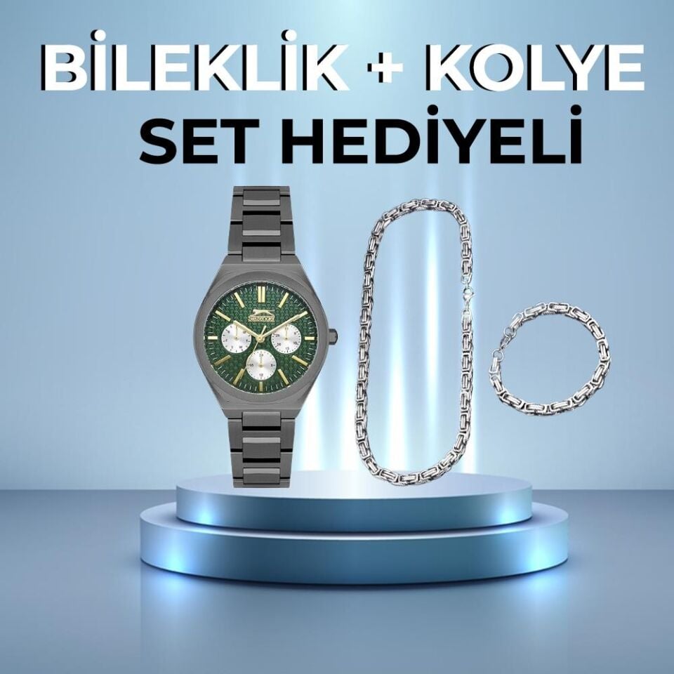 Slazenger SL.09.2138.4.05 Çelik Füme 35 mm Kadın Kol Saati