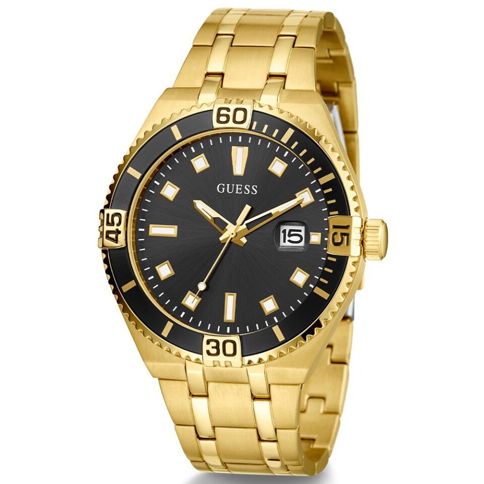 Guess GUGW0330G2 45 mm Altın Rengi Erkek Kol Saati