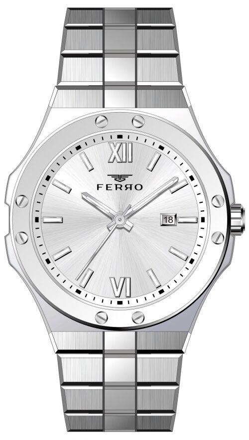 Ferro F11357A-A 44 mm Gri Erkek Kol Saati
