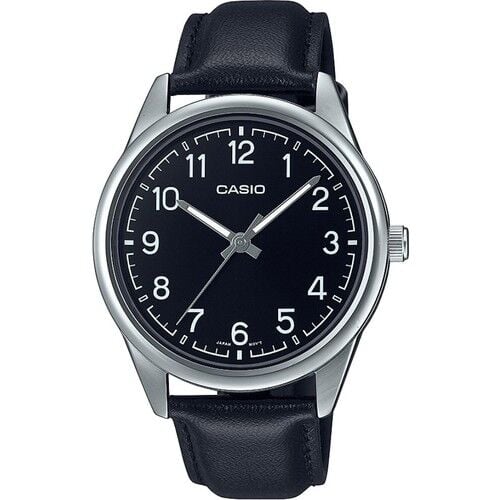 Casio MTP-V005L-1B4UDF Quartz Deri Siyah 40 mm Erkek Kol Saati