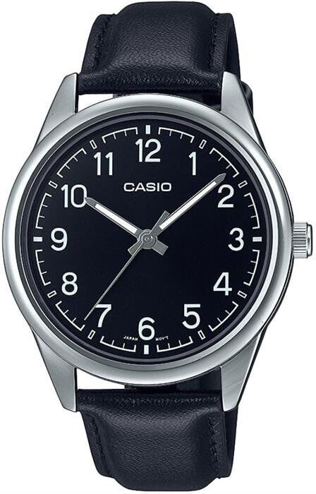 Casio MTP-V005L-1B4UDF Quartz Deri Siyah 40 mm Erkek Kol Saati