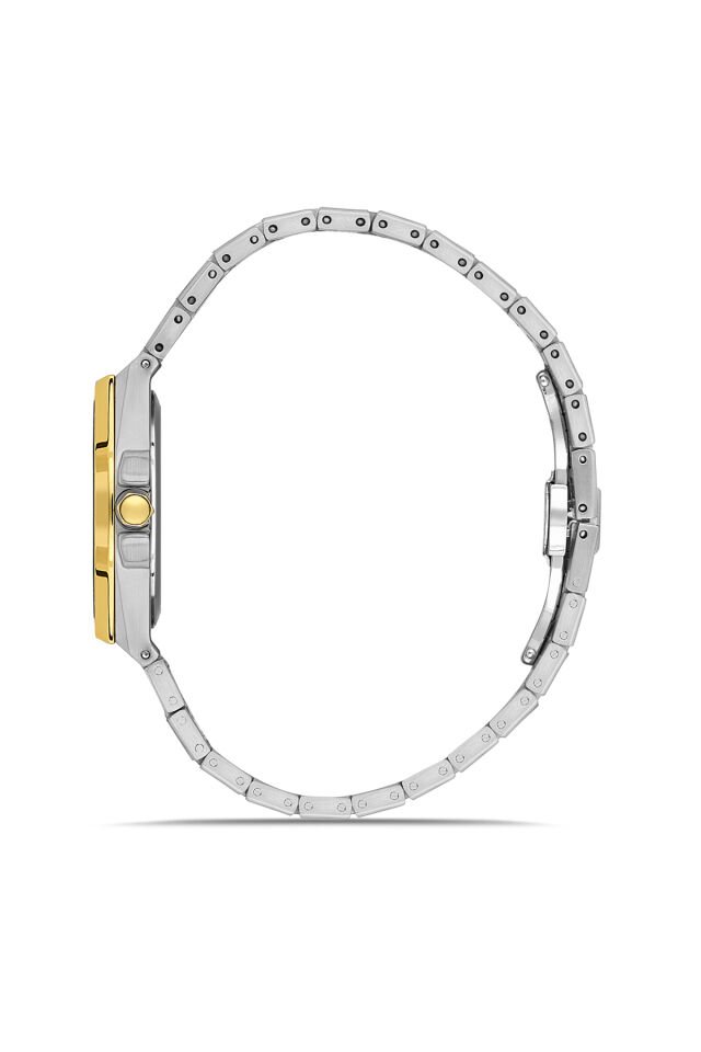 Ferro FL43007A-D6 Quartz Çelik Altın/Gri Yeşil Kadran 33 mm Kadın Kol Saati