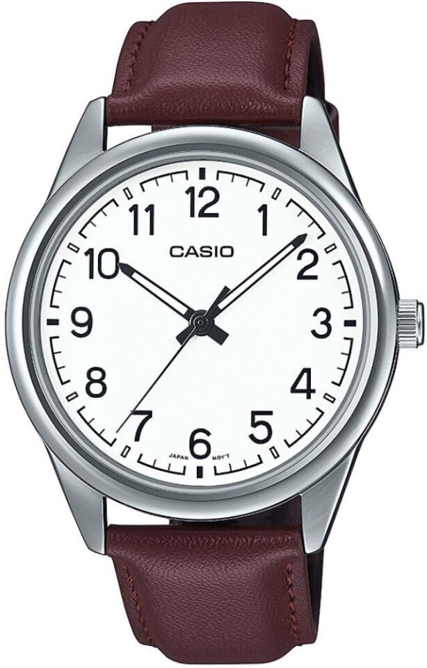Casio MTP-V005L-7B4UDF Quartz Deri Kahverengi 40 mm Erkek Kol Saati