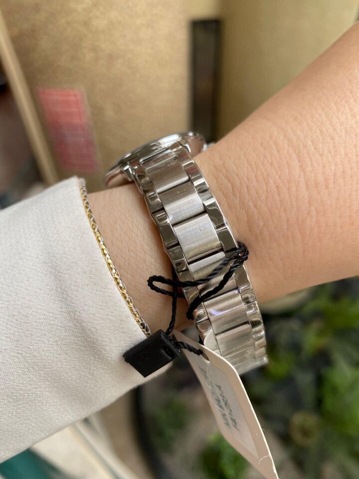 Ferro 33 mm Gümüş Çelik Kordon Kadın Kol Saati F40093A-A F40093A-A