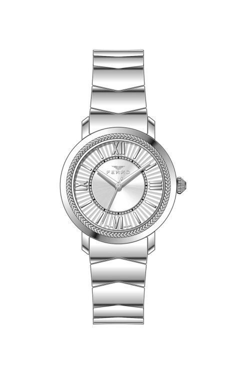 Ferro FL43009A-A Quartz Çelik Gri 28 mm Kadın Kol Saati