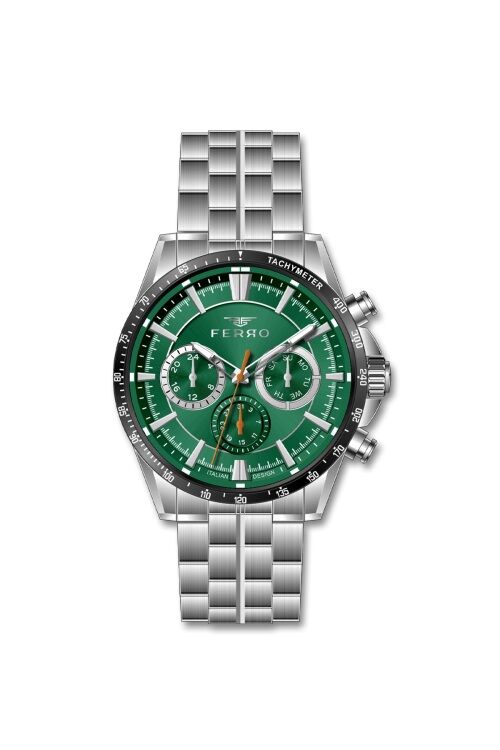 Ferro Gümüş Çelik Kordon Erkek Kol Saati FM40139A-J6