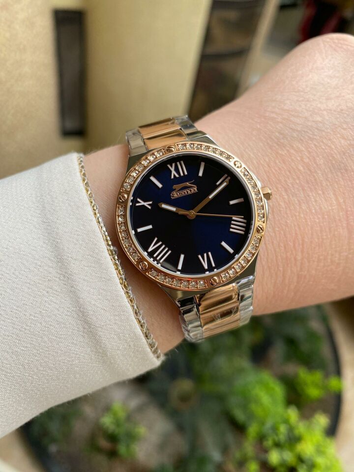 Slazenger Sl.09.2141.3.05 Çelik Rose/Metalik Gri 35 mm Kadın Kol Saati