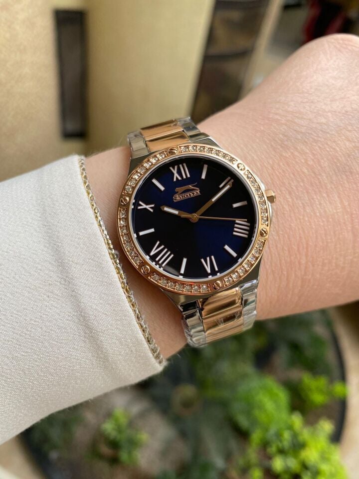 Slazenger Sl.09.2141.3.05 Çelik Rose/Metalik Gri 35 mm Kadın Kol Saati