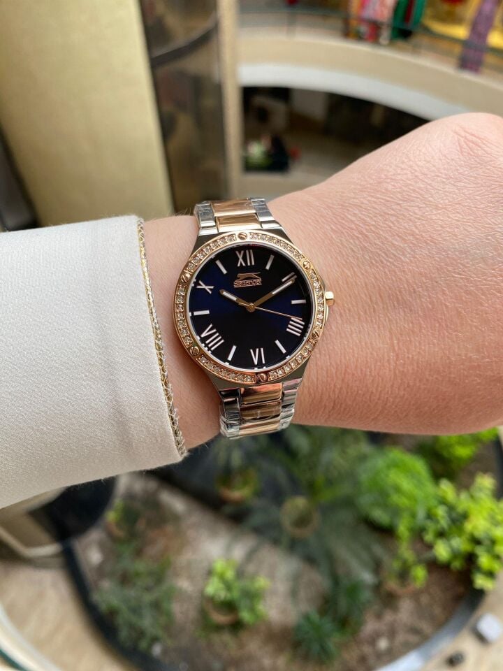 Slazenger Sl.09.2141.3.05 Çelik Rose/Metalik Gri 35 mm Kadın Kol Saati
