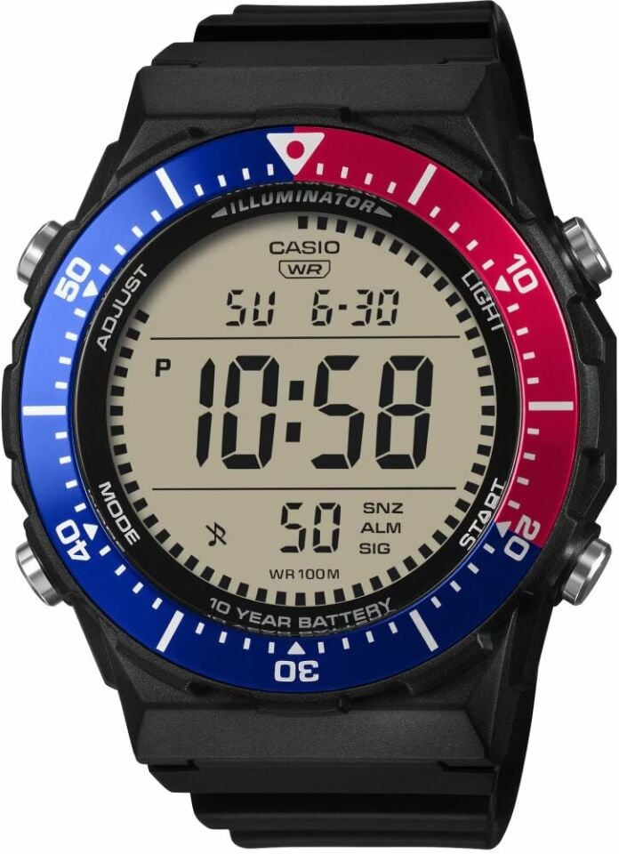Casio AE-1700H-1A2VDF Quartz Silikon Kordon Siyah 10 ATM 47 mm Erkek Kol Saati