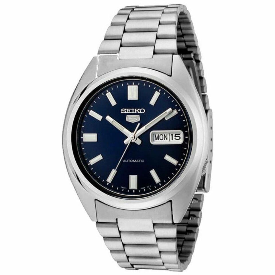 Seiko 5 Military SNXS77K1 Otomatik Çelik Gri Lacivert Kadran 39 mm Erkek Kol Saati
