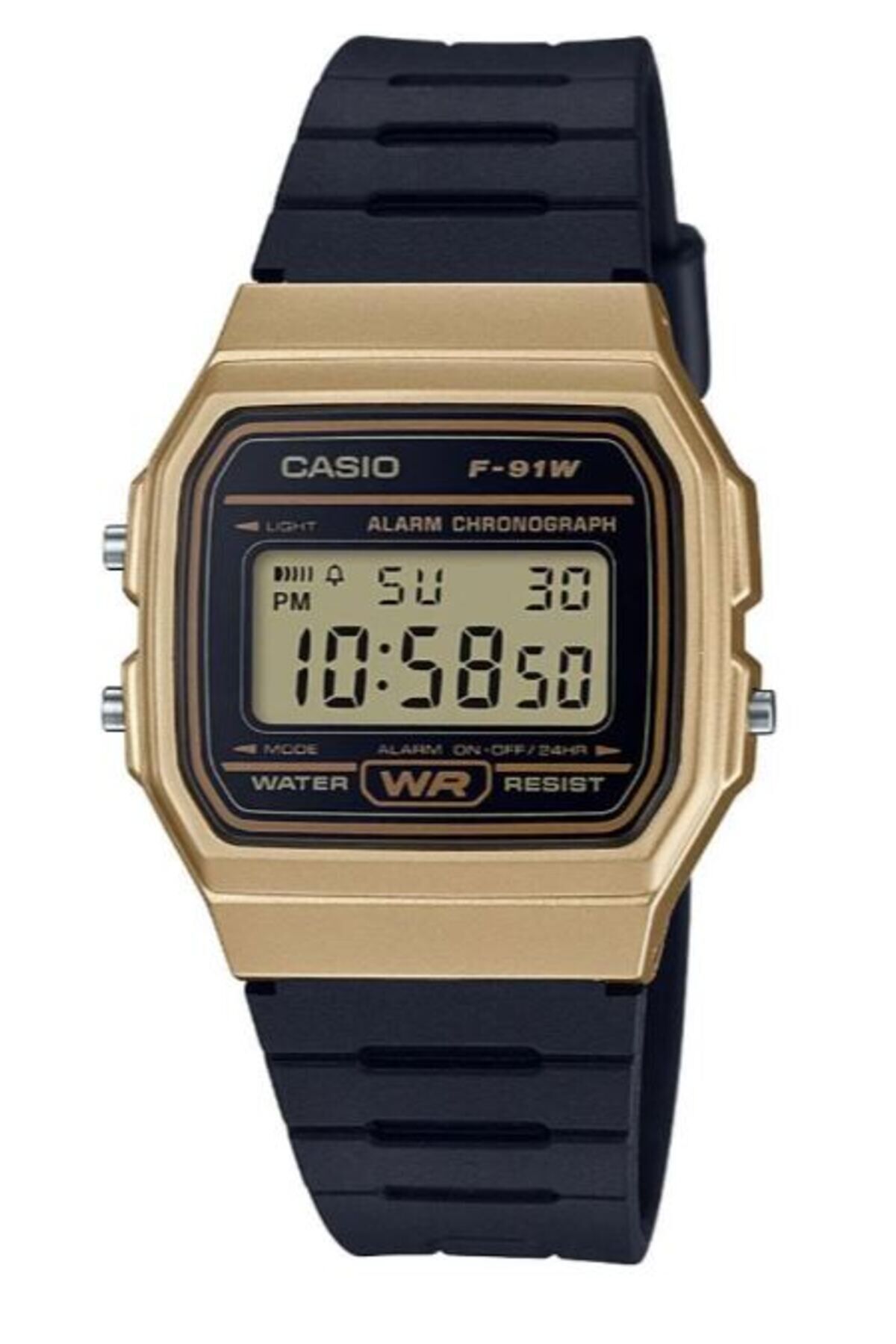 Casio F-91WM-9ADF Quartz Silikon Siyah 35 mm Erkek Kol Saati
