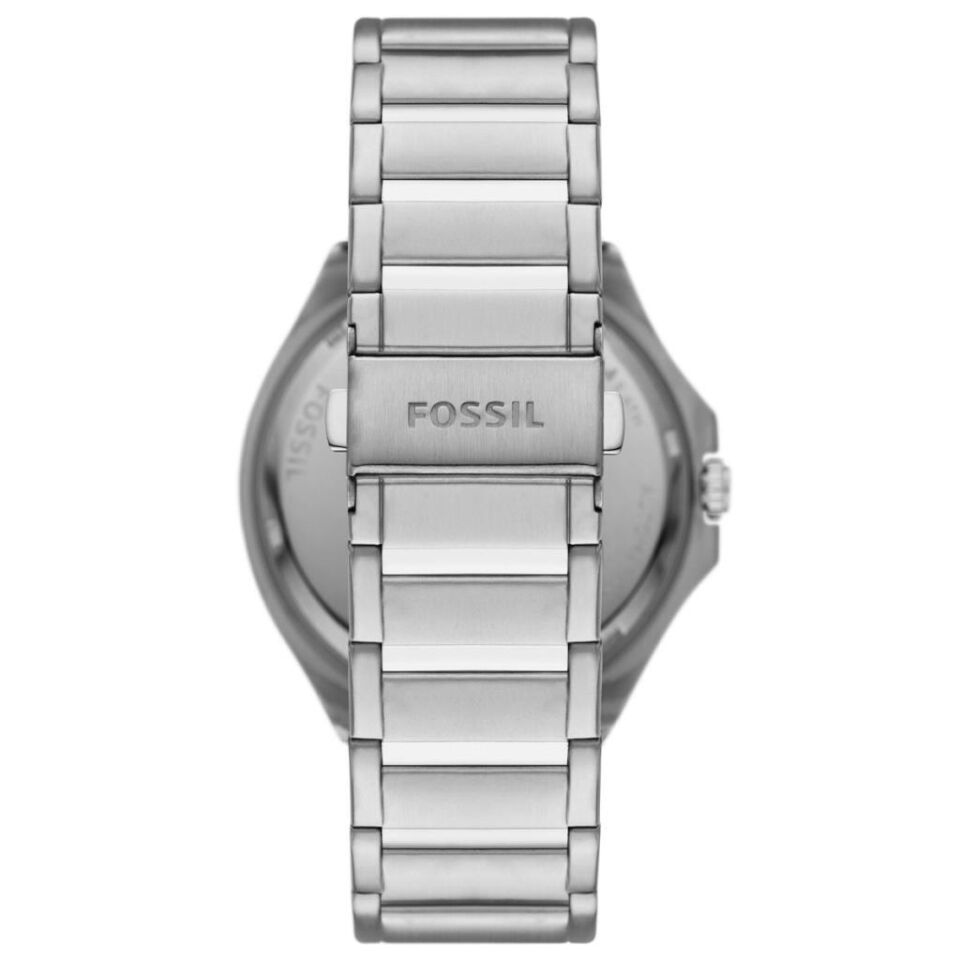 Fossil FBQ2620 Otomatik  Çelik Gri Mavi Kadran 45 mm Erkek Kol Saati