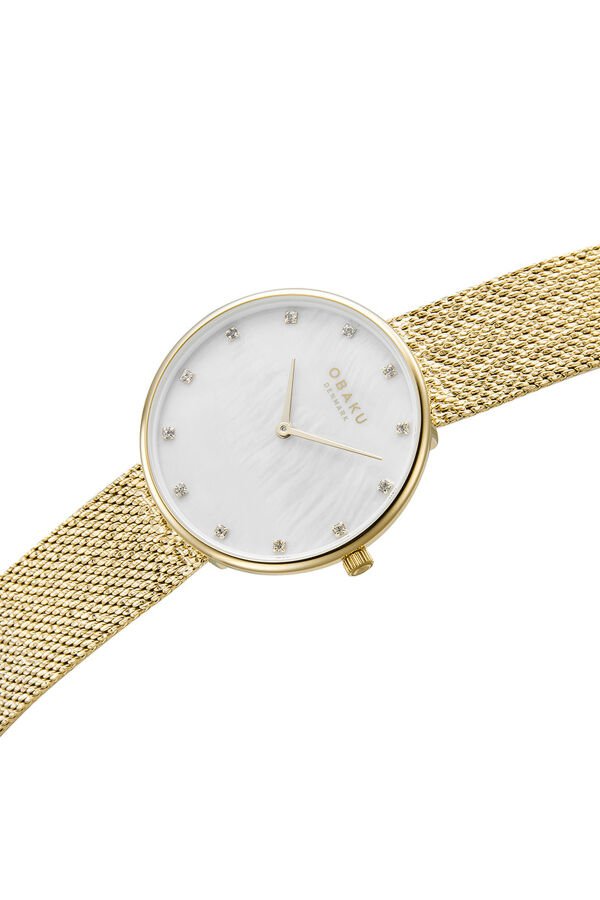 Obaku Denmark V288LXGWHG Quartz Kristal 36 mm Kadın Kol Saati