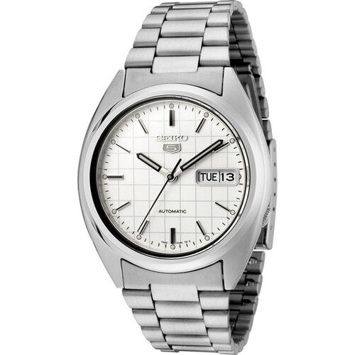 Seiko 5 SNXF05K1 39 mm Gri Çelik Otomatik Erkek Kol Saati
