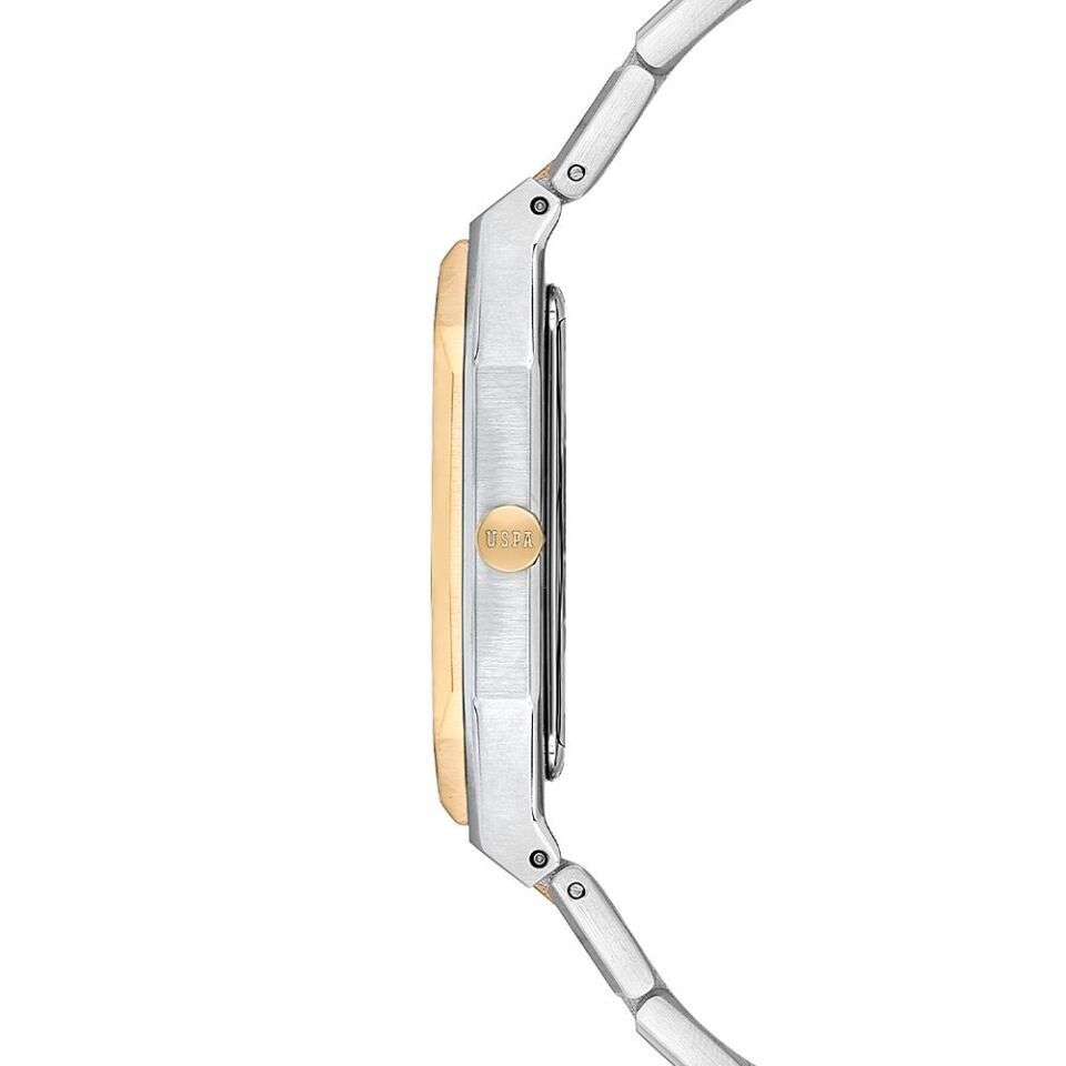 U.s. Polo Assn. USPA1082-04 Quartz Çelik Altın/Gri Yeşil Kadran Erkek Kol Saati