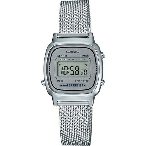 Casio LA670WEM-7DF Retro Quartz Çelik Gri 25 mm Kadın Kol Saati