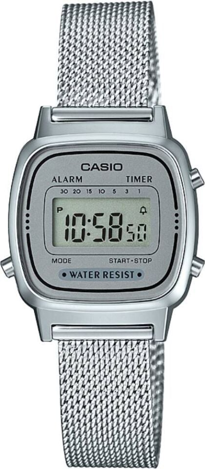 Casio LA670WEM-7DF Retro Quartz Çelik Gri 25 mm Kadın Kol Saati