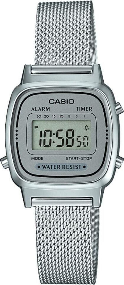 Casio LA670WEM-7DF Retro Quartz Çelik Gri 25 mm Kadın Kol Saati