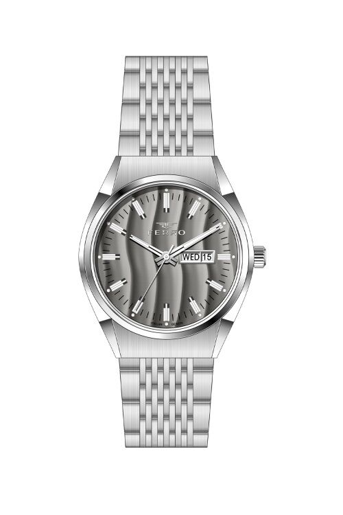 Ferro FM43012A-A4 Quartz Çelik Gri 40 mm Erkek Kol Saati