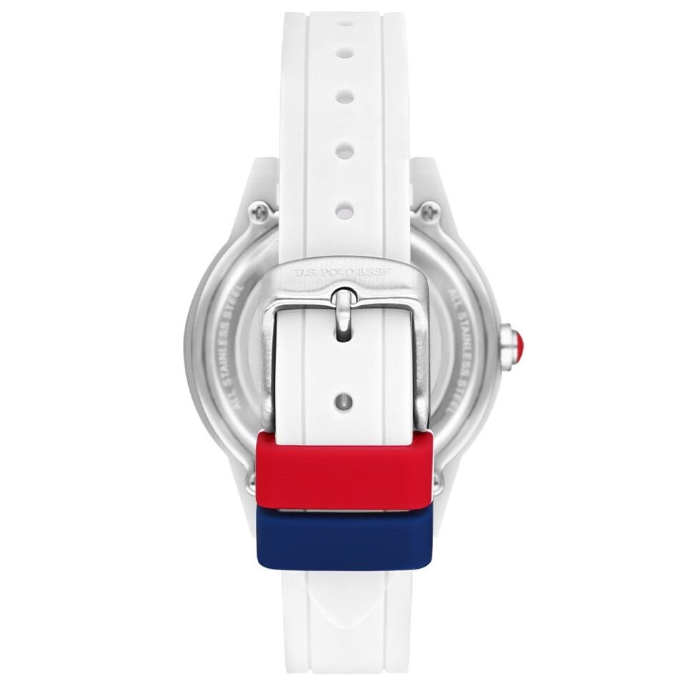 U.s. Polo Assn. USPA2007-01 Quartz Silikon Beyaz 37 mm Kadın Kol Saati