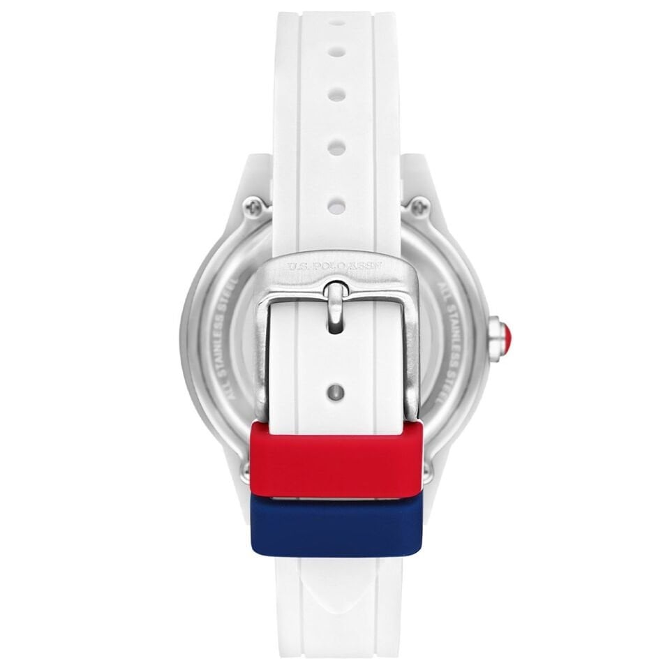 U.s. Polo Assn. USPA2007-01 Quartz Silikon Beyaz 37 mm Kadın Kol Saati