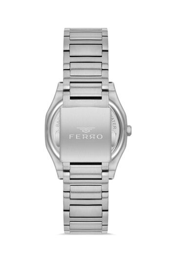Ferro Gümüş Çelik Kordon Kadın Kol Saati FL40128A-A3 3ATM Su Geçirmez 2 Yıl Garantili HediyePaketli
