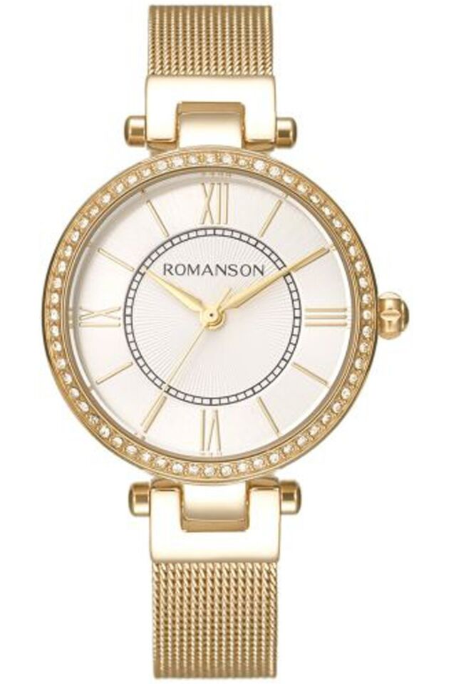 Romanson RM8A20TLGGAS1G Quartz Hasır Gold 31 mm Kadın Kol Saati