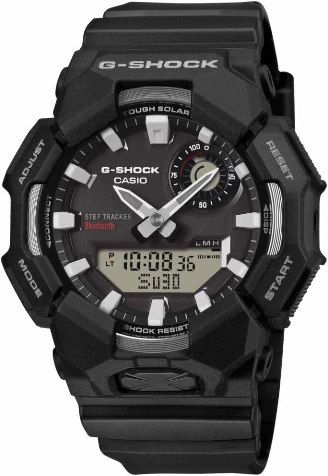 Casio GA-B010-1ADR Quartz Siyah Silikon Kordon 20 ATM 49 mm Erkek Kol Saati
