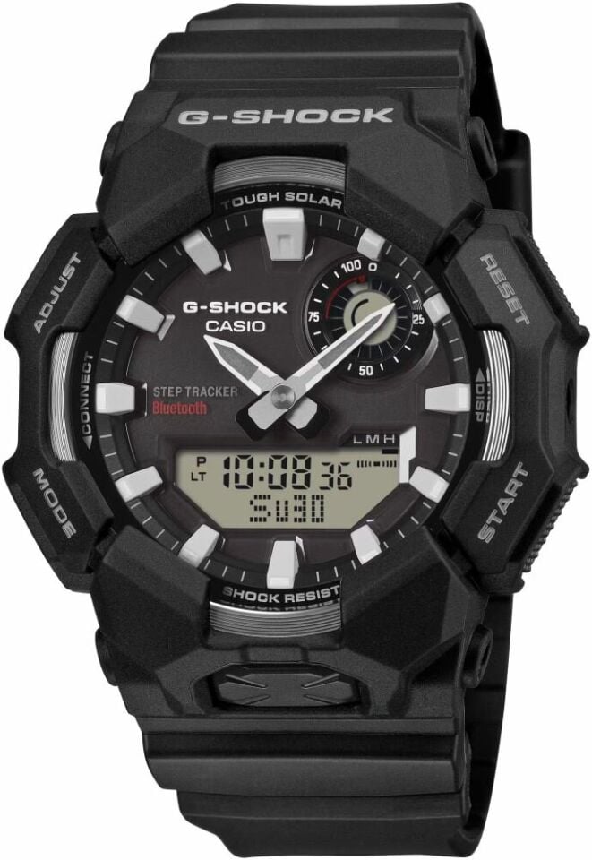 Casio GA-B010-1ADR Quartz Siyah Silikon Kordon 20 ATM 49 mm Erkek Kol Saati